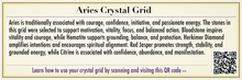 Load image into Gallery viewer, Aries Crystal Grid