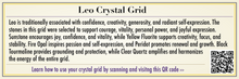 Load image into Gallery viewer, Leo Crystal Grid