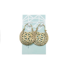 Load image into Gallery viewer, Flower Of Life Earrings