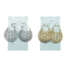 Load image into Gallery viewer, Flower Of Life Earrings