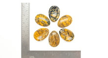 Load image into Gallery viewer, Yellow Moss Agate: Teardrop Worrystone