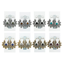 Load image into Gallery viewer, Leaf Border Earrings