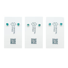 Load image into Gallery viewer, Blue Apatite SilverSmith Earrings