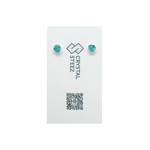 Load image into Gallery viewer, Blue Apatite SilverSmith Earrings