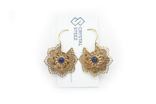 Load image into Gallery viewer, Earrings - Brass Lotus