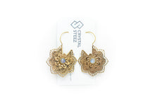Load image into Gallery viewer, Earrings - Brass Lotus