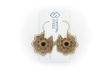 Load image into Gallery viewer, Earrings - Brass Lotus