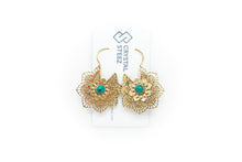 Load image into Gallery viewer, Earrings - Brass Lotus