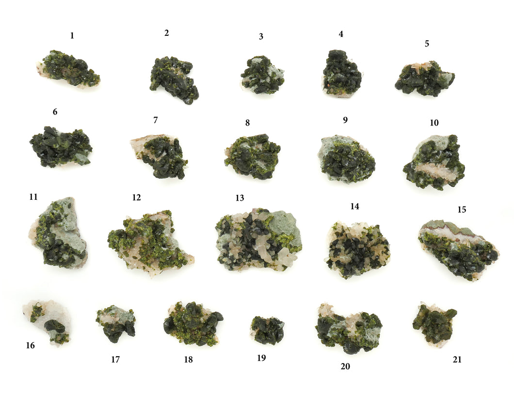 Epidote w/Quartz: Small Cluster