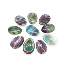 Load image into Gallery viewer, Fluorite: TearDrop WorryStone
