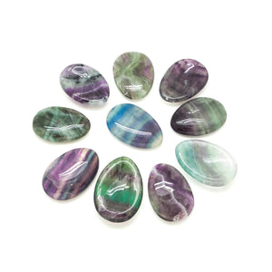 Fluorite: TearDrop WorryStone