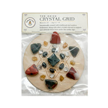 Load image into Gallery viewer, Aries Crystal Grid
