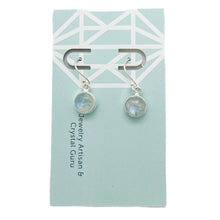 Load image into Gallery viewer, Moonstone Silver Smith Earrings
