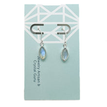 Load image into Gallery viewer, Moonstone Silver Smith Earrings
