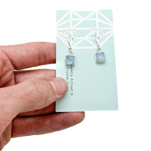 Load image into Gallery viewer, Moonstone Silver Smith Earrings
