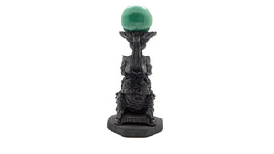 Shungite Stand with Carved Ganesh