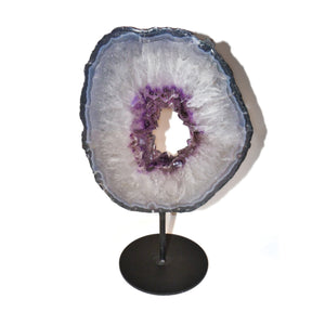 Amethyst Geode Ring XL