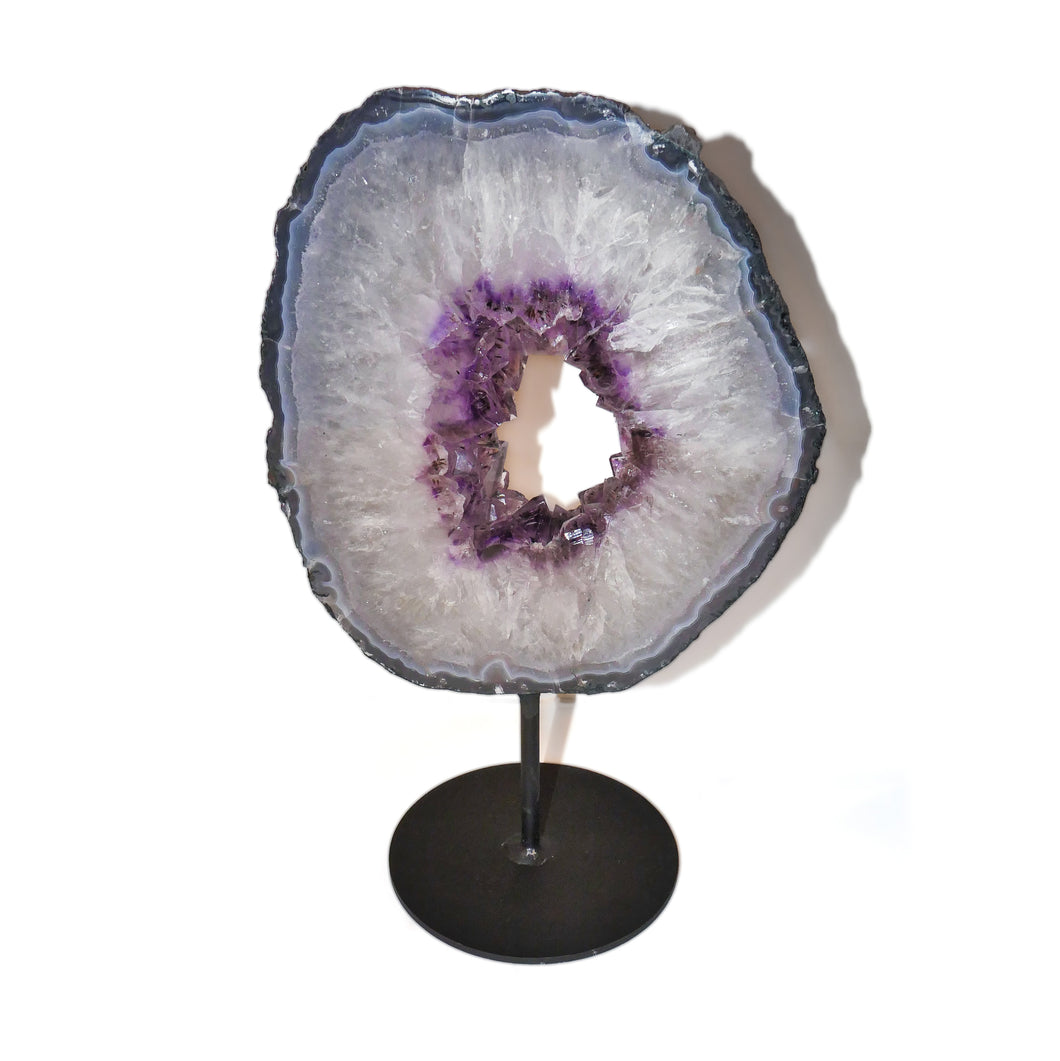 Amethyst Geode Ring XL