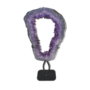 Amethyst Geode Ring XL