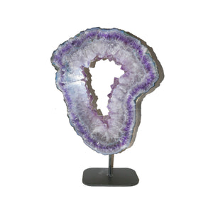 Amethyst Geode Ring XL