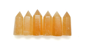 Honey Calcite Tower: XL