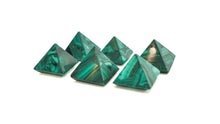 Load image into Gallery viewer, Malachite Pyramids
