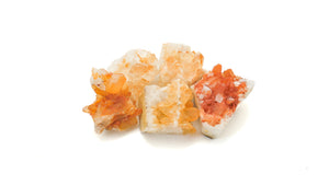 Tangerine Quartz Clusters: sm-med