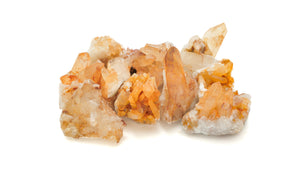 Tangerine Quartz Clusters: sm-med