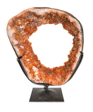Load image into Gallery viewer, Citrine Geode Ring XL
