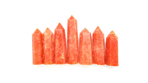 Dark Orange Calcite: Tower