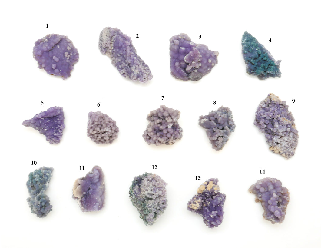 Purple Grape Agate Cluster