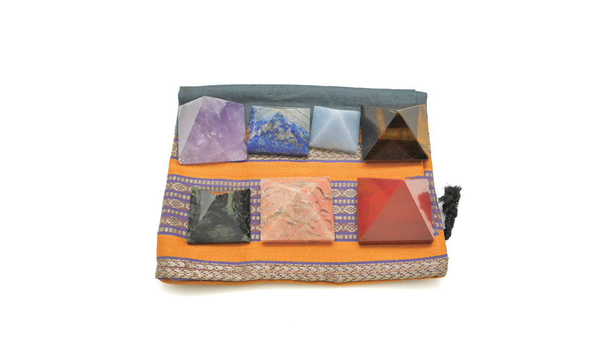 Chakra Kit - merkaba and pyramids – Healing Mountain Crystals