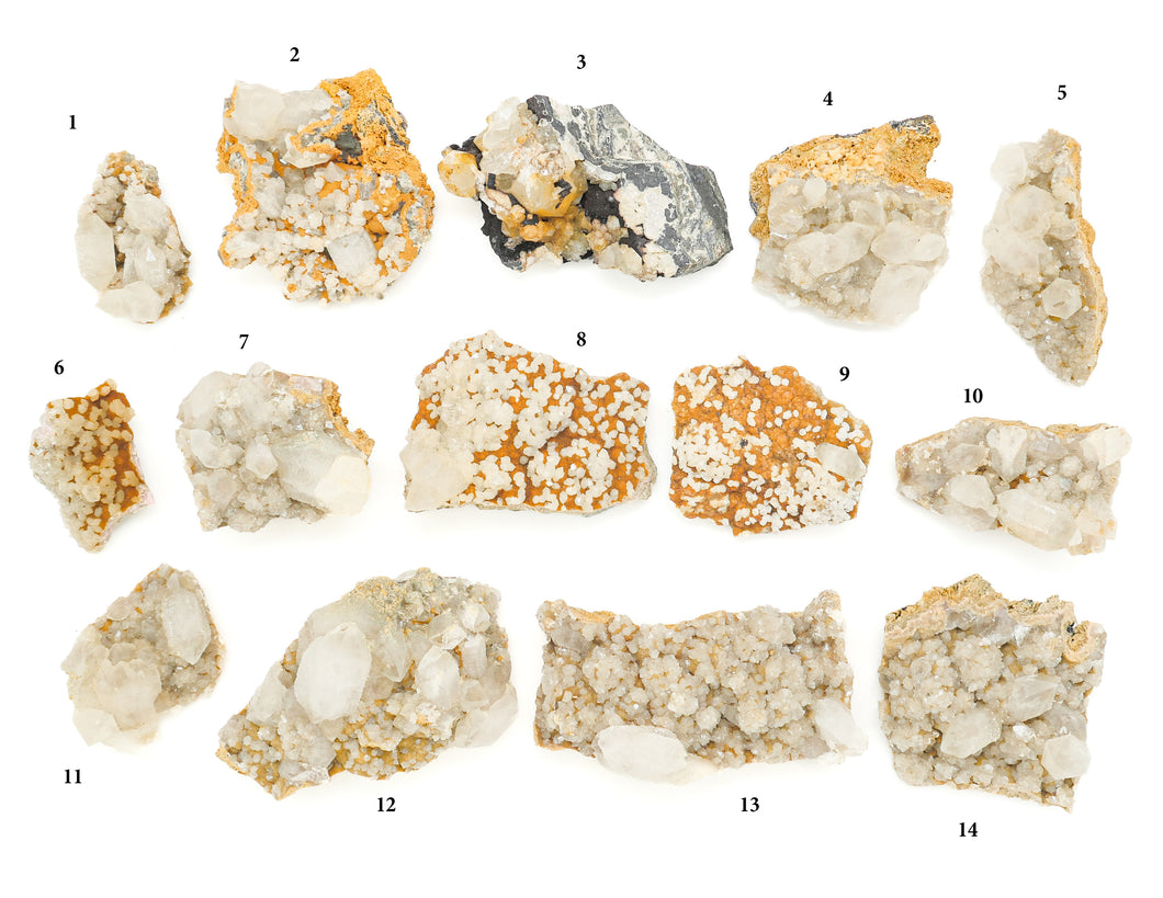 Quartz on Siderite