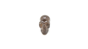 Rutile Smoky Quartz Skull