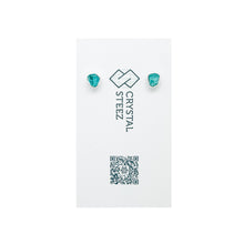 Load image into Gallery viewer, Blue Apatite Silver Smith Earrings
