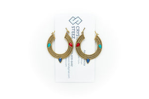 Earrings - Tibetan Hoops