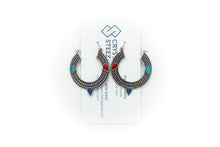 Load image into Gallery viewer, Earrings - Tibetan Hoops
