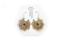 Load image into Gallery viewer, Brass Lotus Earring
