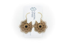 Load image into Gallery viewer, Brass Lotus Earring
